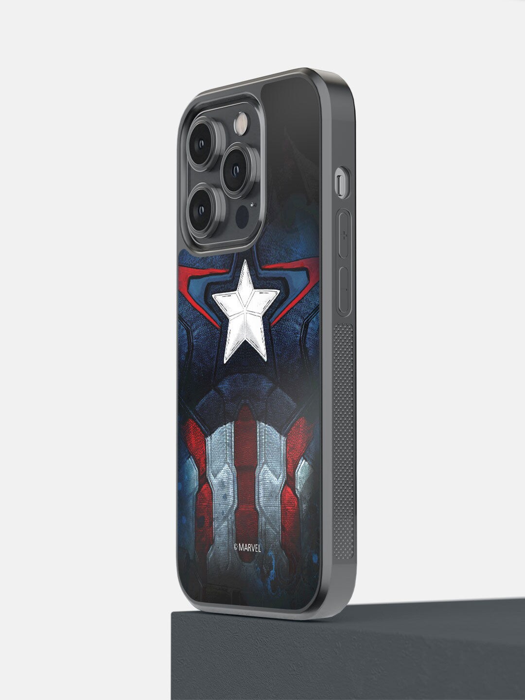

macmerise Black Printed Cap Am Suit Design iPhone 14 Pro Phone Back Case