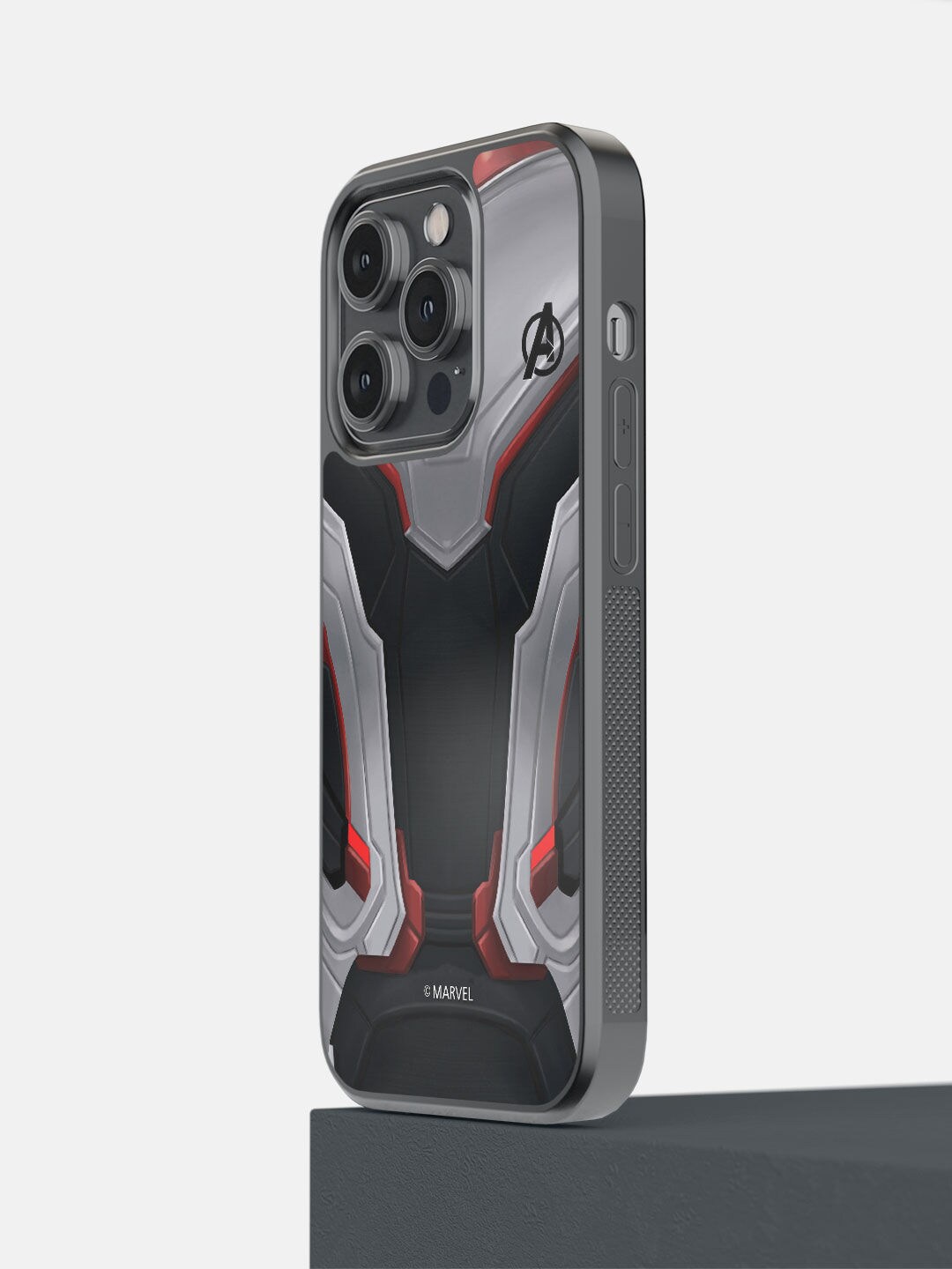 

macmerise Black & Grey Avengers Endgame Suit iPhone 14 Pro Pro Bumper Case