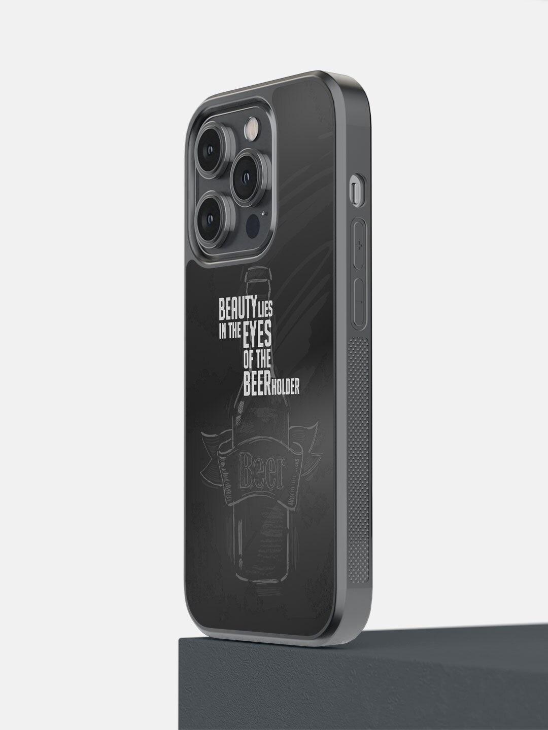 

macmerise Black & White Beer Holder iPhone 14 Pro Pro Bumper Case