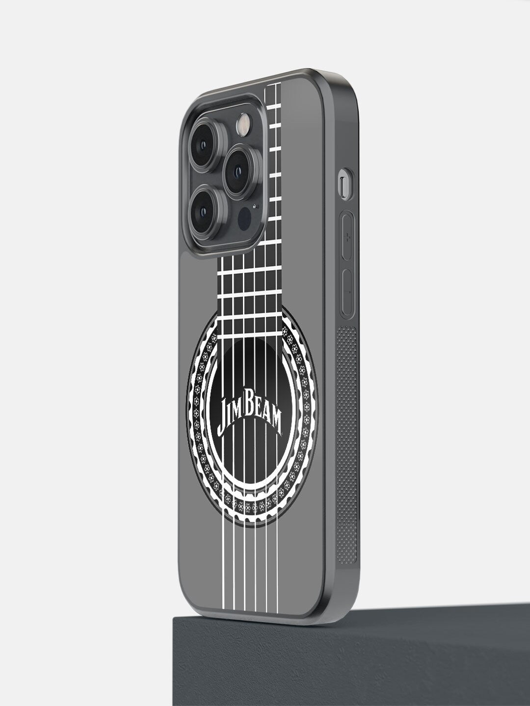 

macmerise Grey & Black Jim Beam Flamenco Printed iPhone 14 Pro Back Case