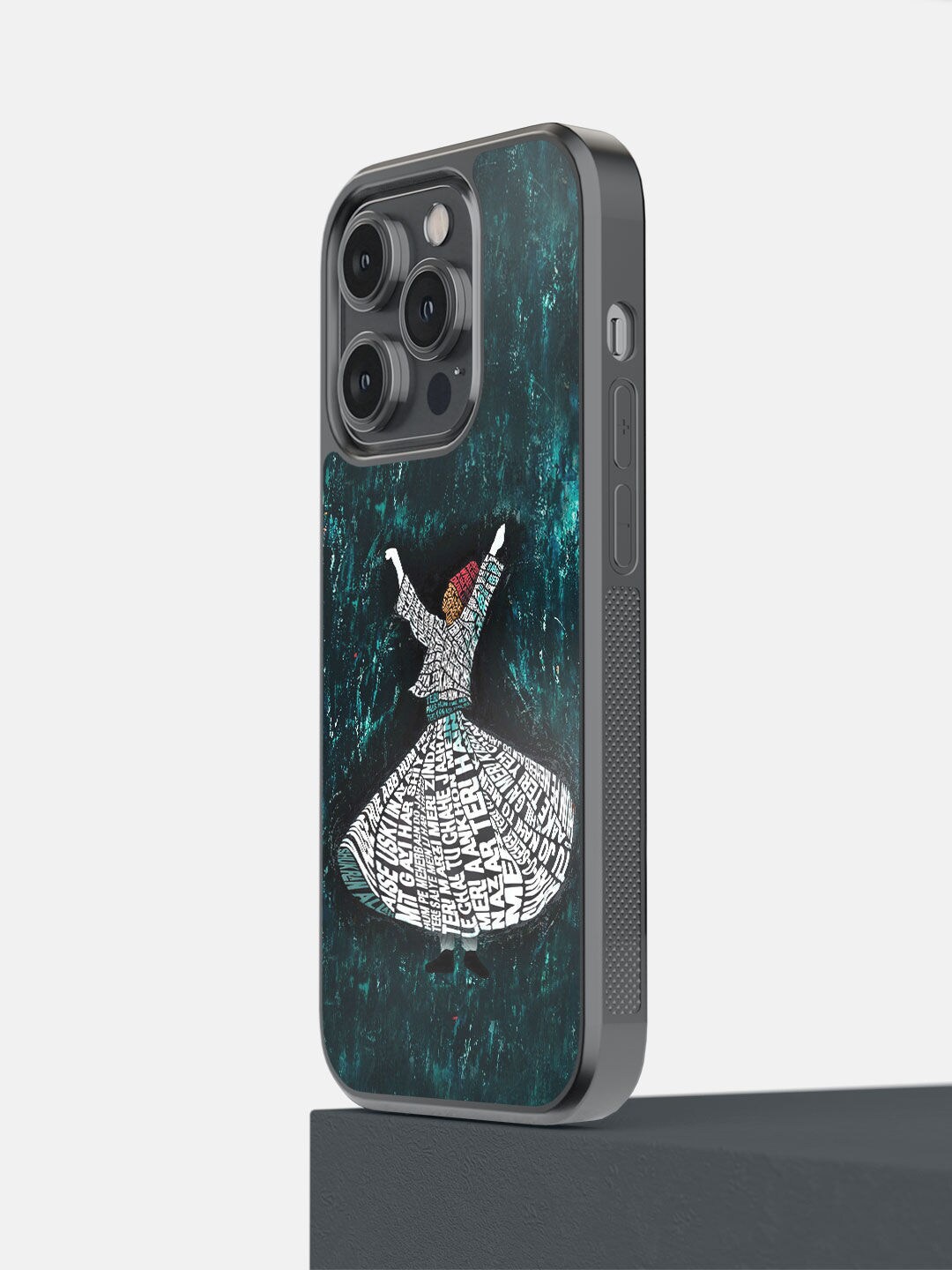 

macmerise Teal & White SK Cozy Coral Printed iPhone 14 Pro Bumper Case