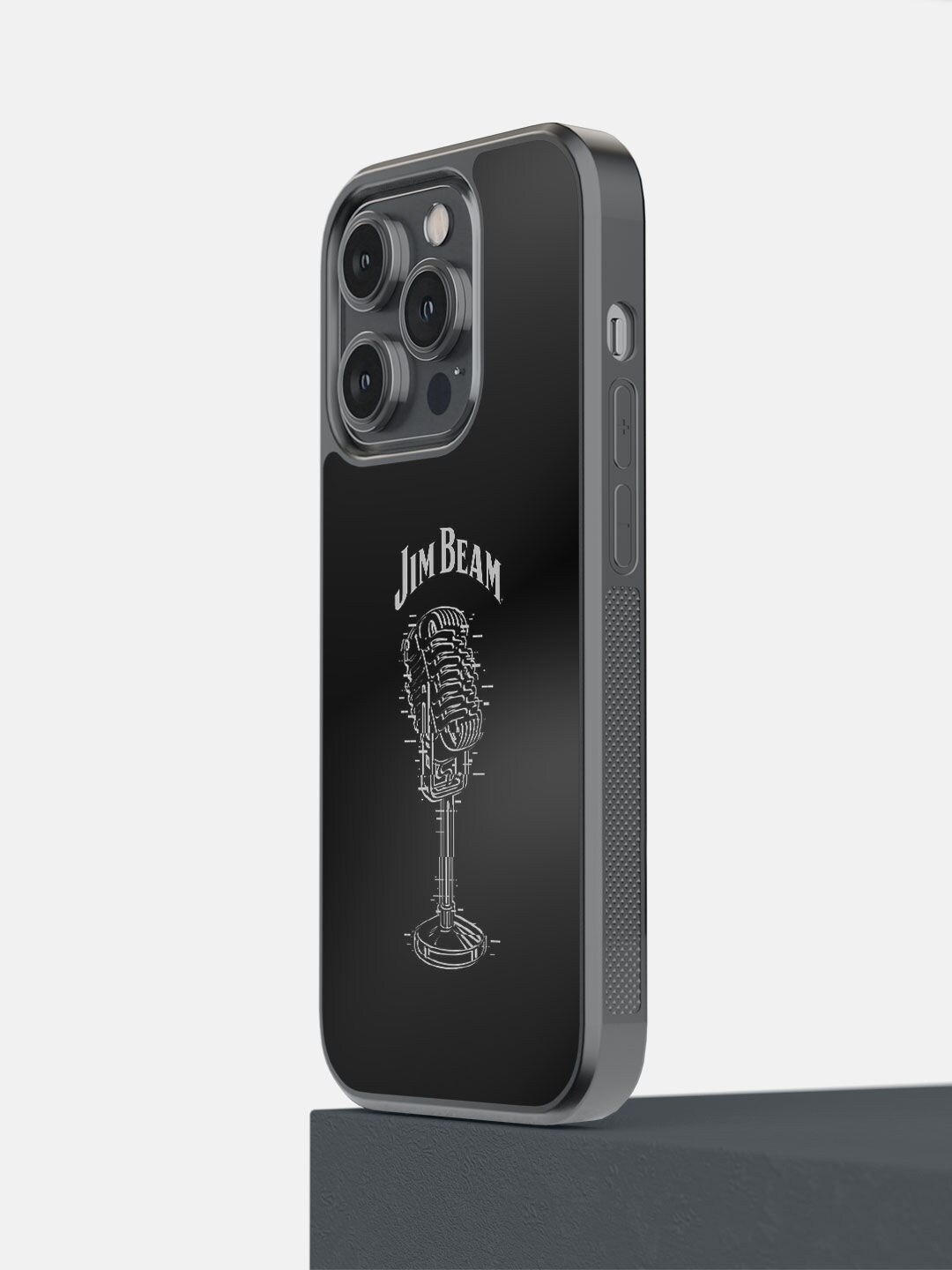 

macmerise Black Printed iPhone 14 Pro Bumper Case