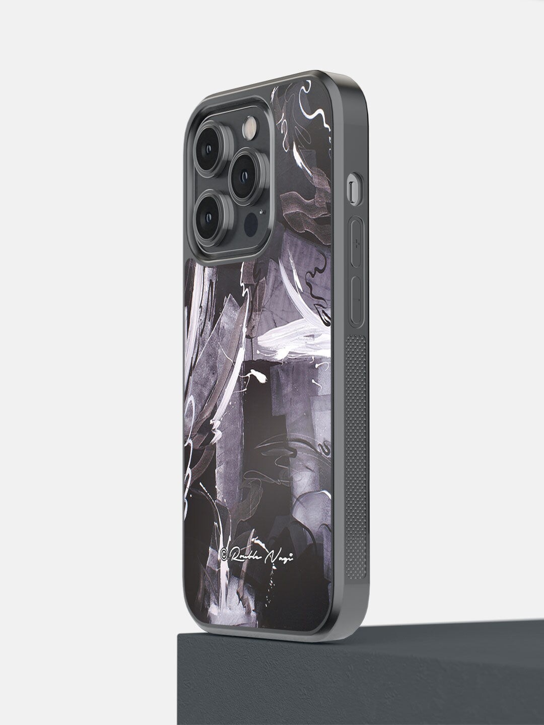 

macmerise Grey & White Flashback Printed iPhone 14 Pro Phone Covers