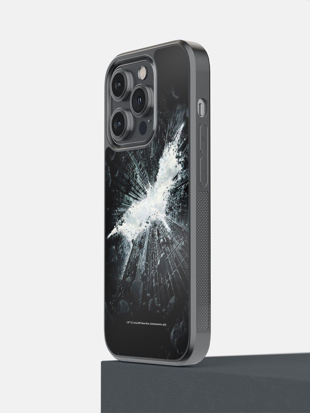 

macmerise Black & White God Of Gotham Printed iPhone 14 Pro Bumper Case