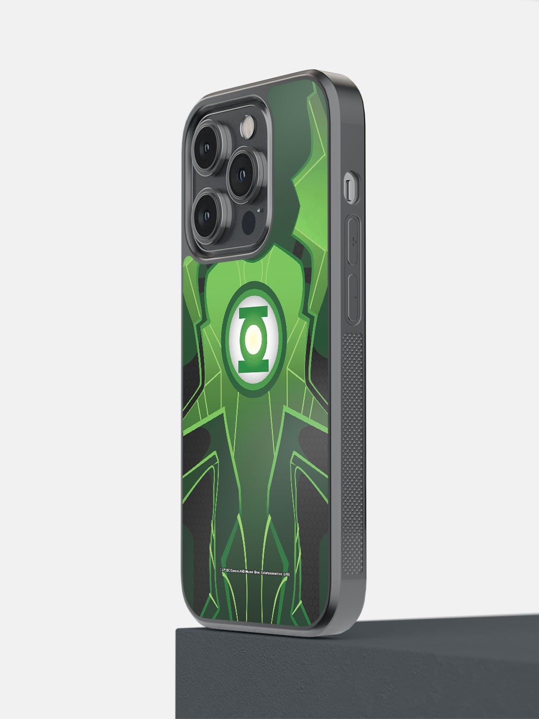 

macmerise Green Suit up Green Lantern Printed iPhone 14 Pro Bumper Case