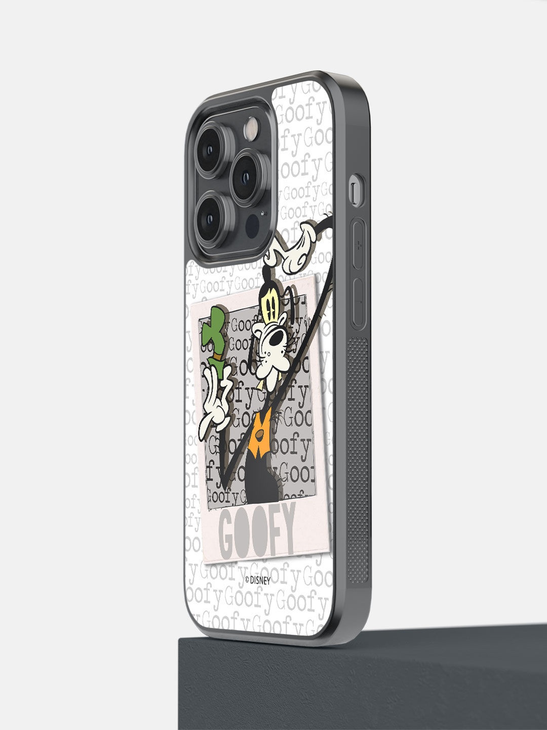 

macmerise White & Grey Hello Mr Goofy Design iPhone 14 Bumper Case