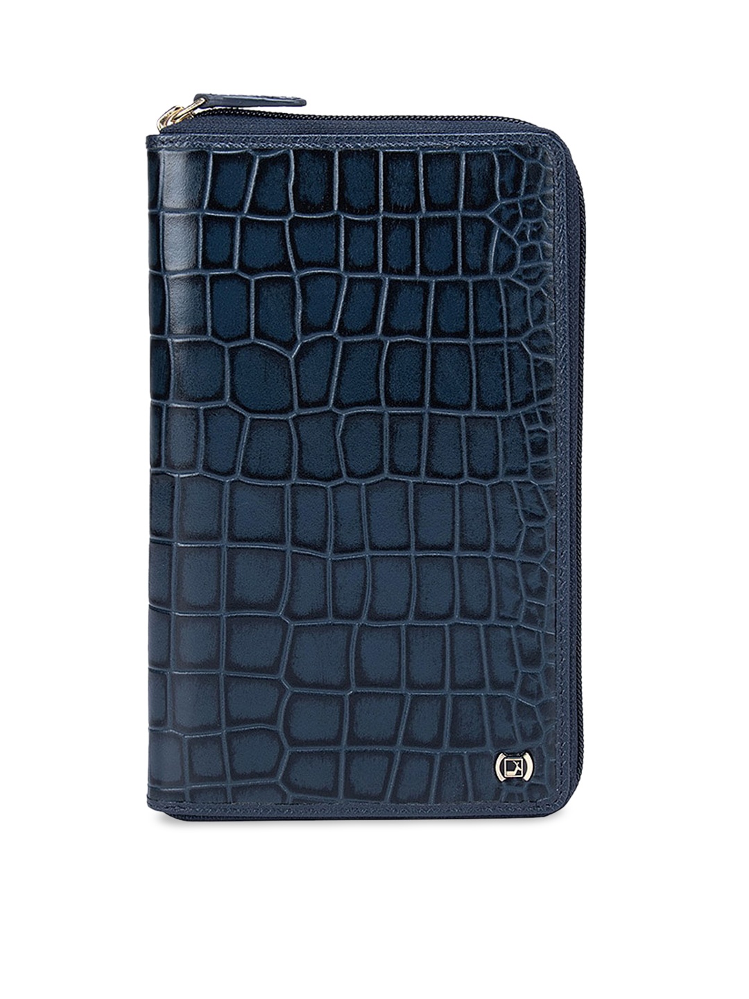 

Da Milano Men Blue Solid Passport Cover, Navy blue