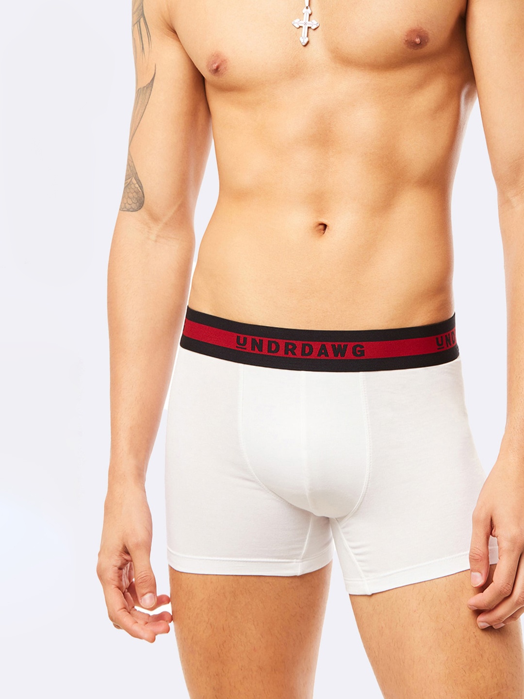 

Undrdawg Men White Antimicrobial Trunk