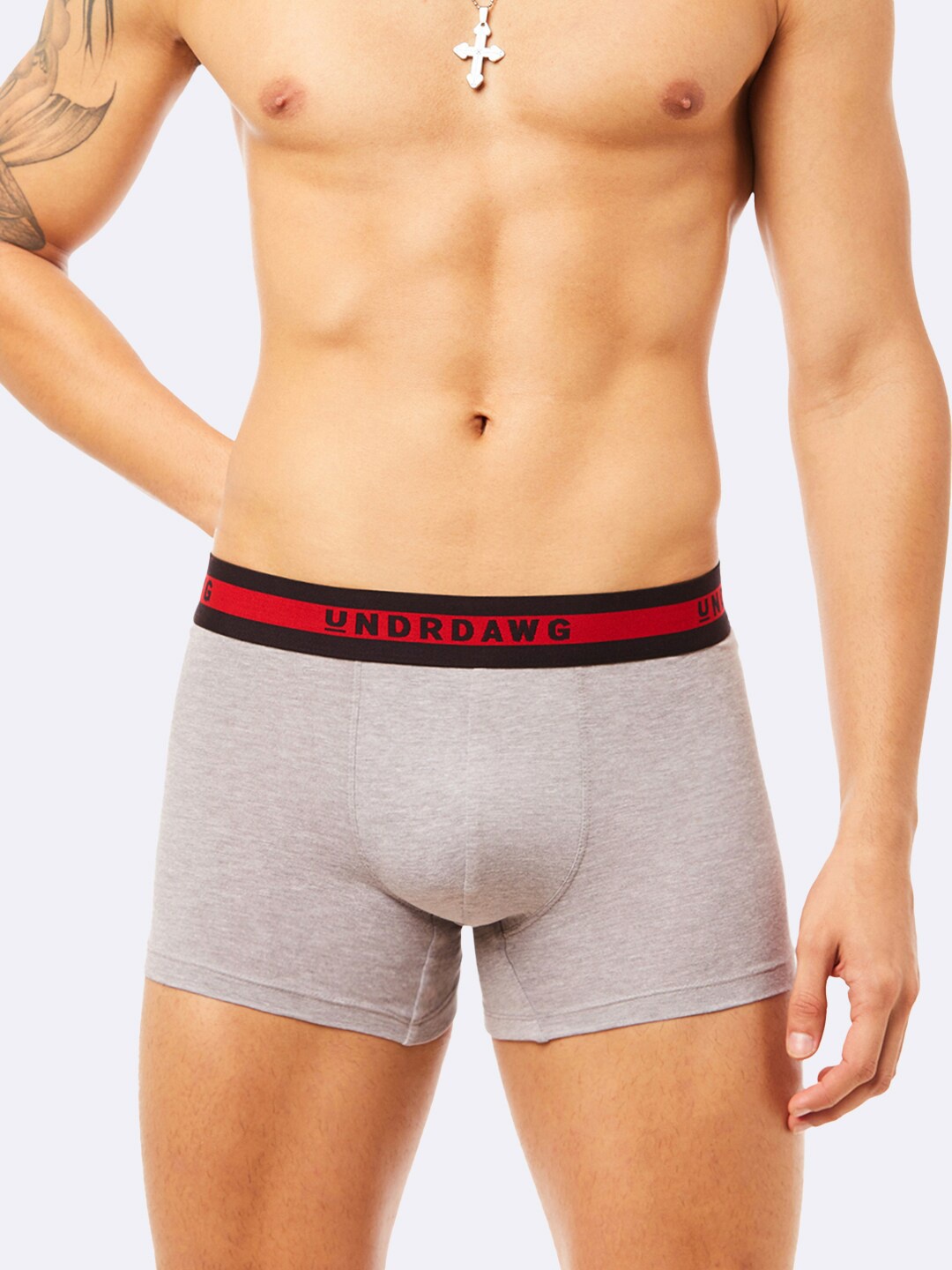 

Undrdawg Men Grey Solid Trunk