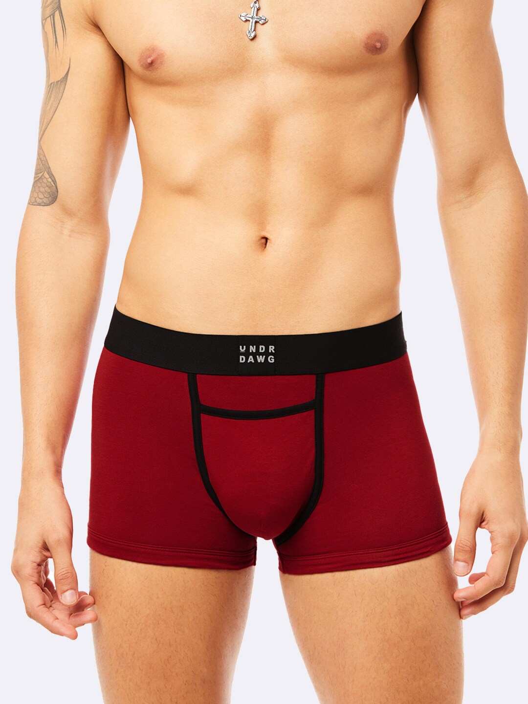 

Undrdawg Men Red Solid Trunk