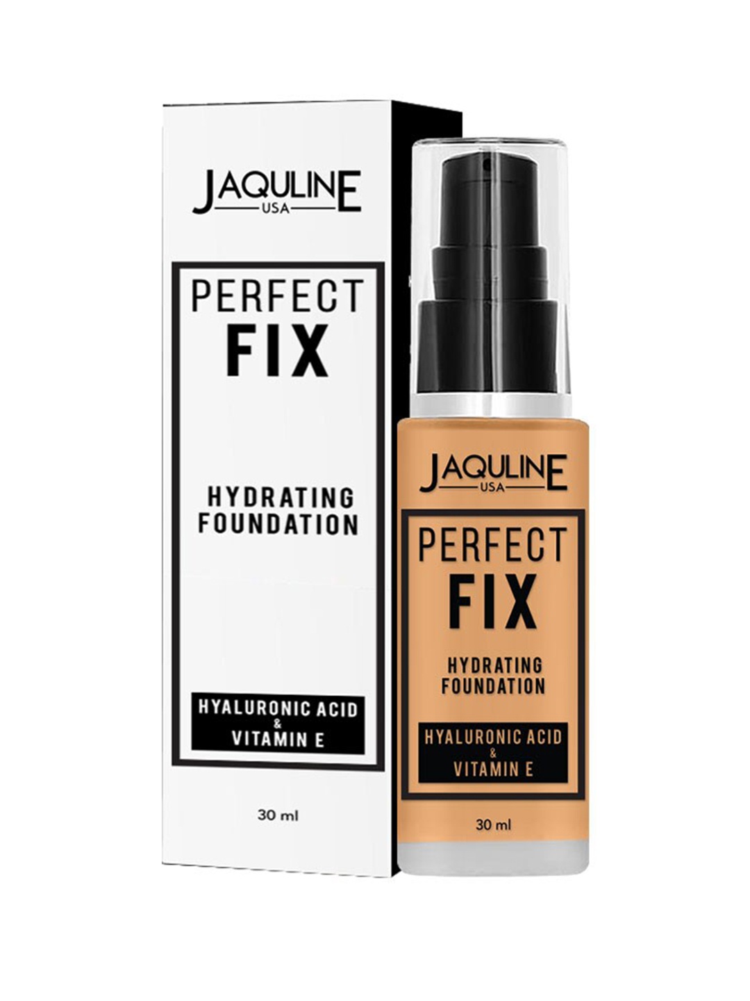 

Jaquline USA Perfect Fix Hydrating Foundation 30 ml - Caramel 4, Beige