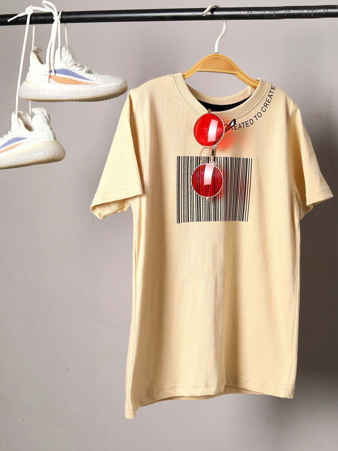 

Jumping Joey Boys Brown Pure Cotton T-shirt
