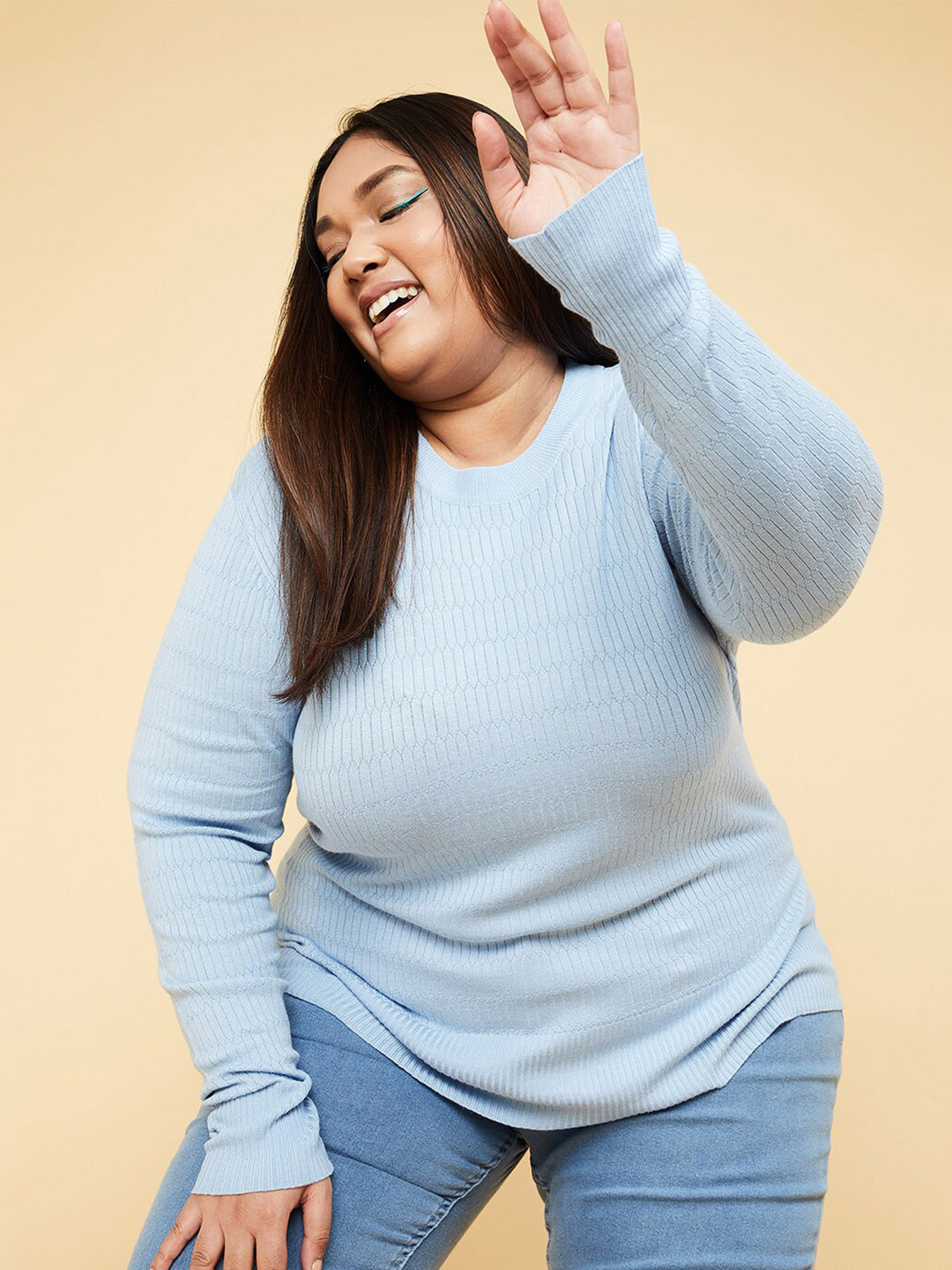 

max Women Blue Pullover