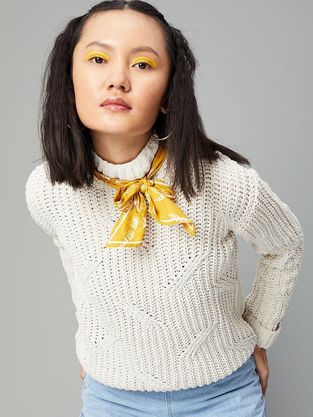 

max Women Beige Pullover
