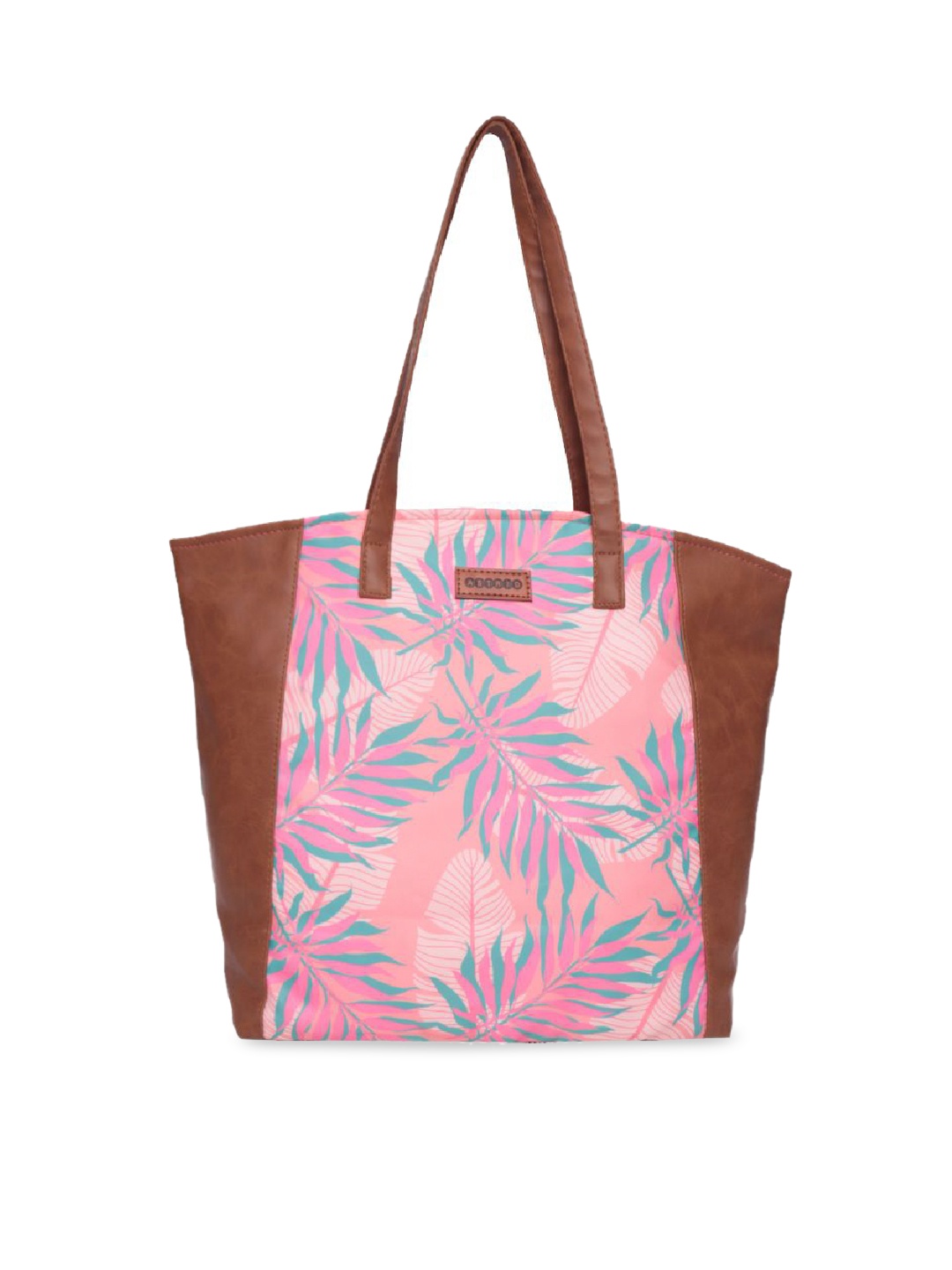 

ASTRID Pink Printed Oversized Shopper Shoulder Bag