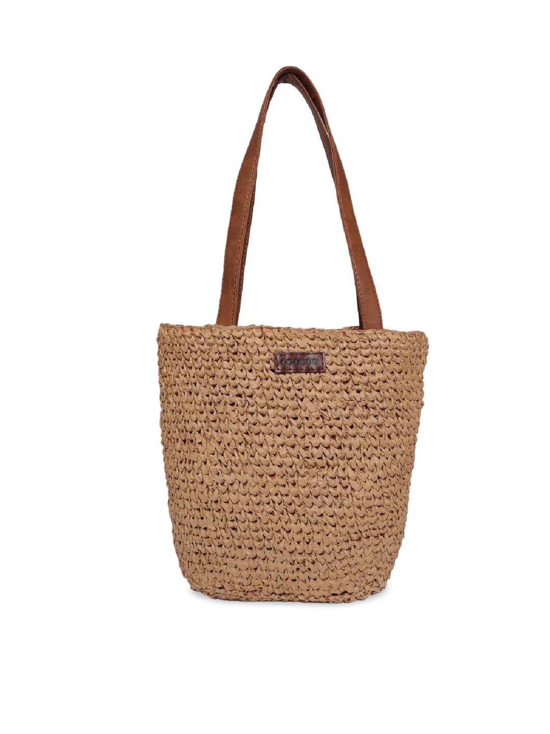 

ASTRID Brown Shopper Tote Bag