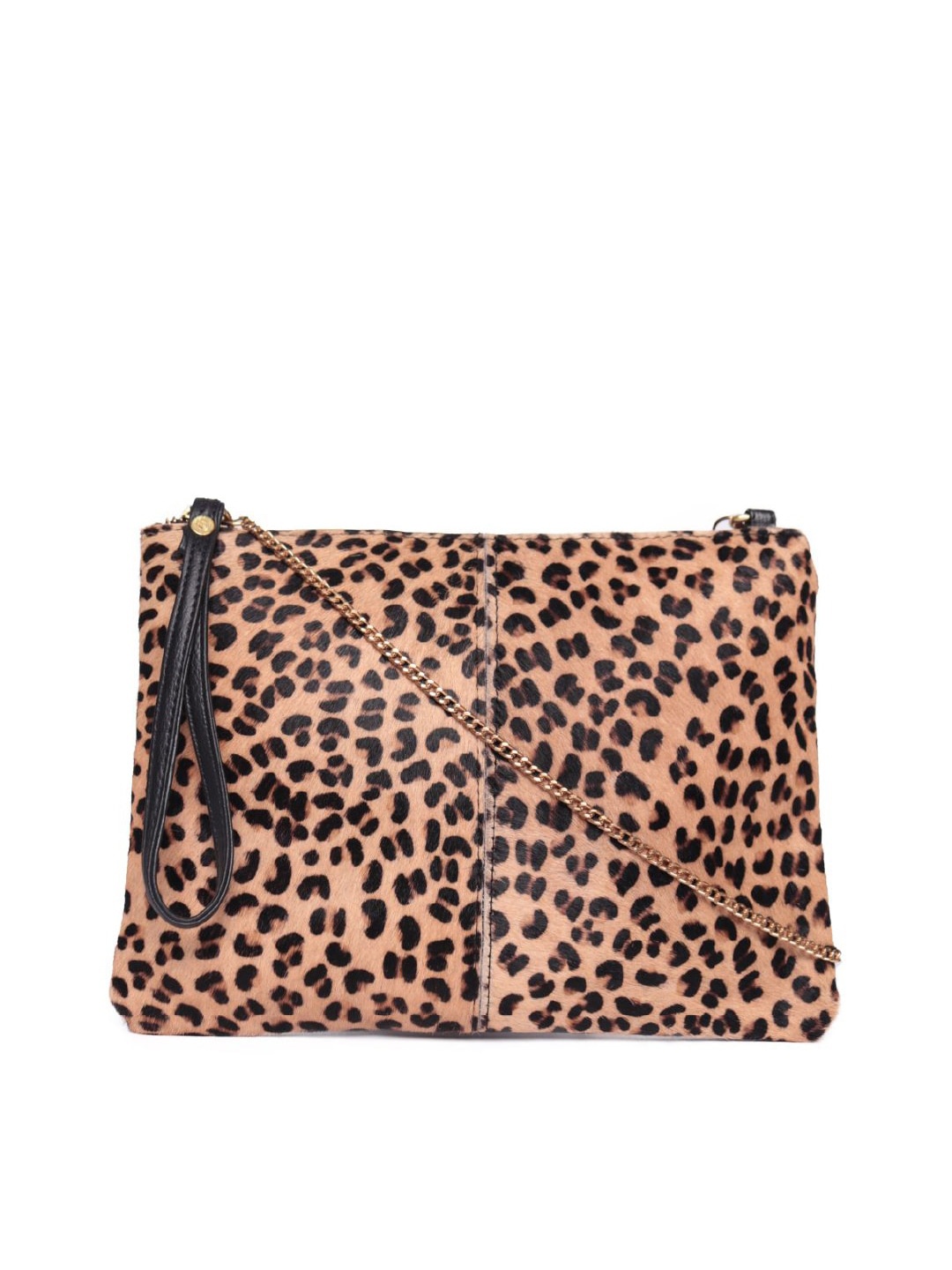 

ASTRID Beige Animal Printed Swagger Sling Bag