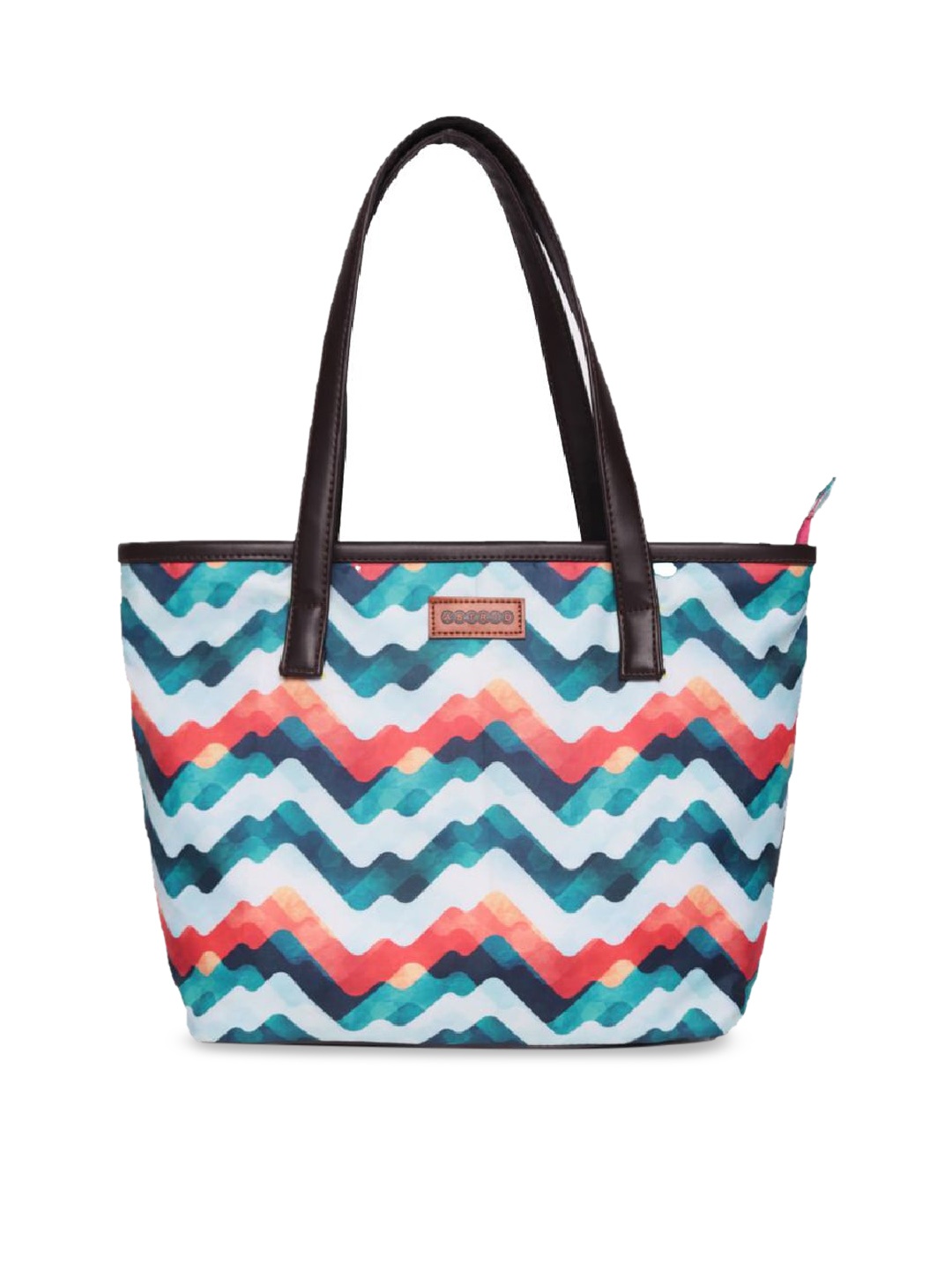 

ASTRID Blue Abstract Printed Oversized Shopper Tote Bag