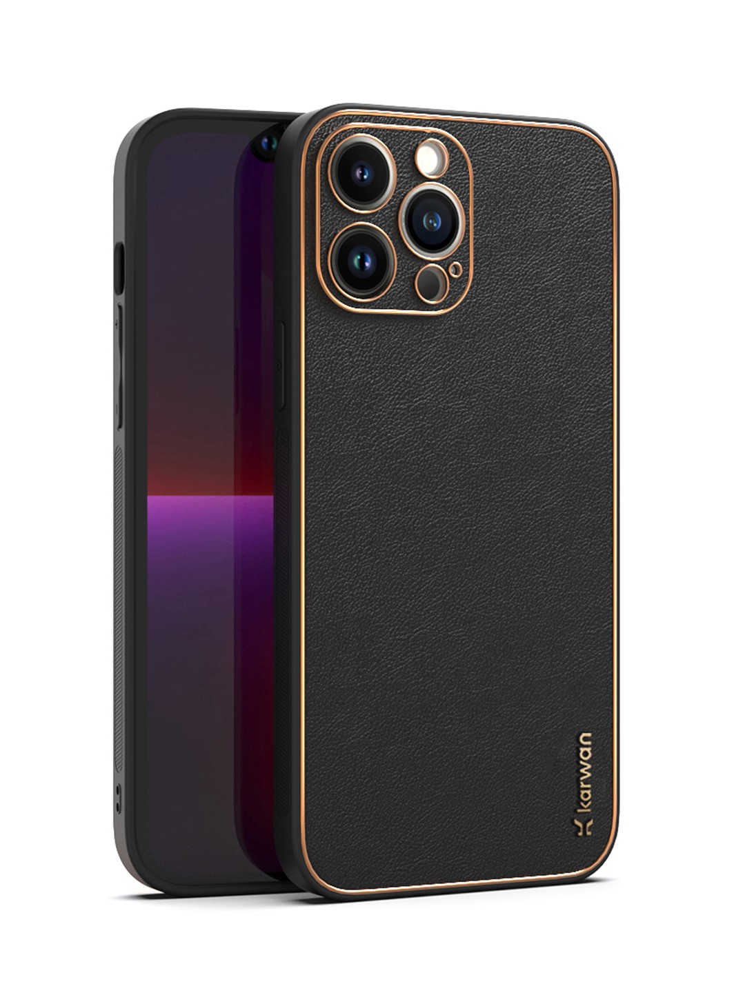 

Karwan Black iPhone 13 Pro Phone Back Case