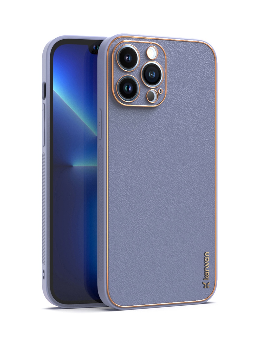 

Karwan Purple Solid Leather iPhone 11 Pro Max Back Case