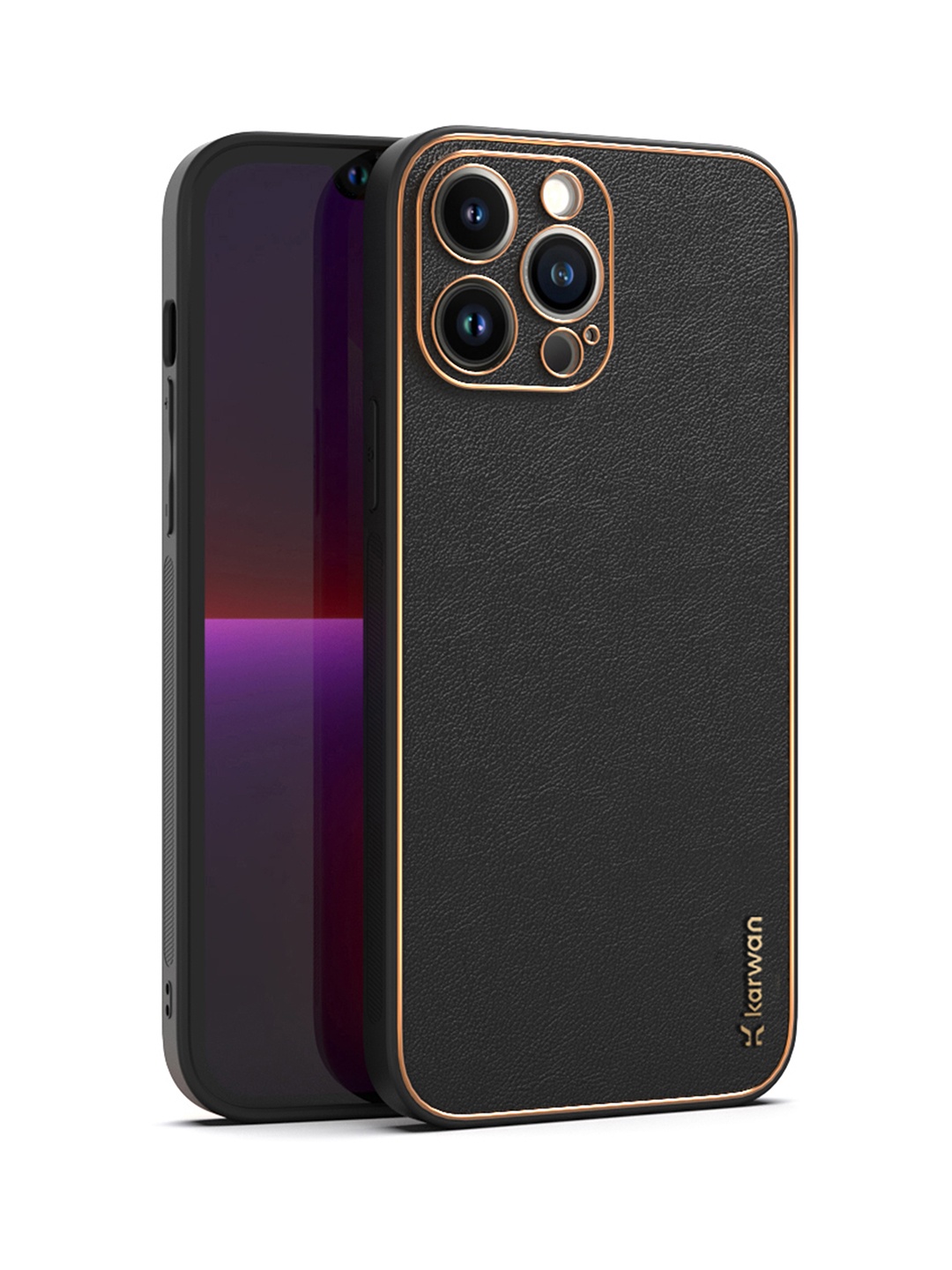 

Karwan Black iPhone 12 Pro Phone Back Case
