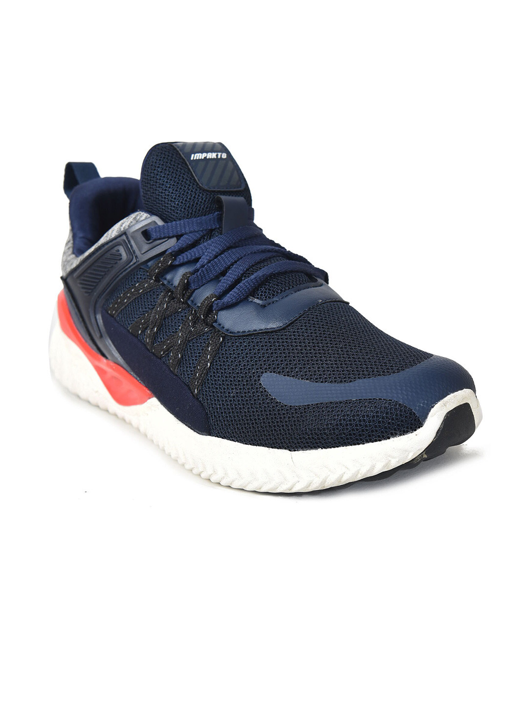 

IMPAKTO Men Blue Mesh Running Non-Marking Shoes