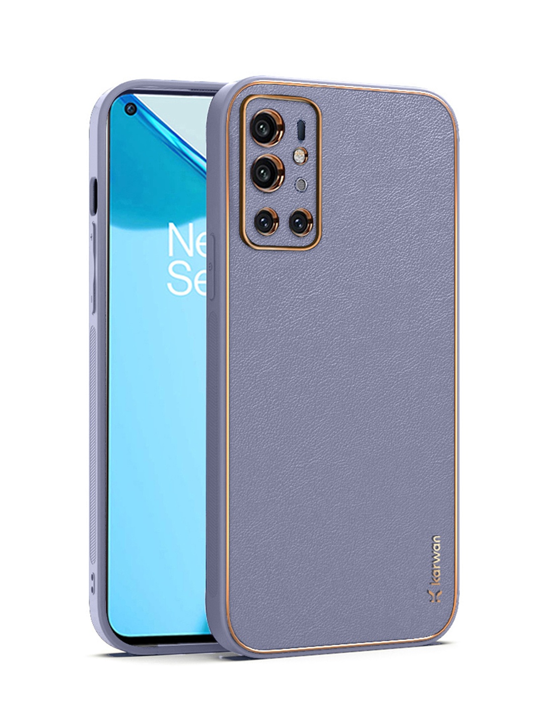 

Karwan Purple Leather OnePlus 9 Pro Back Case