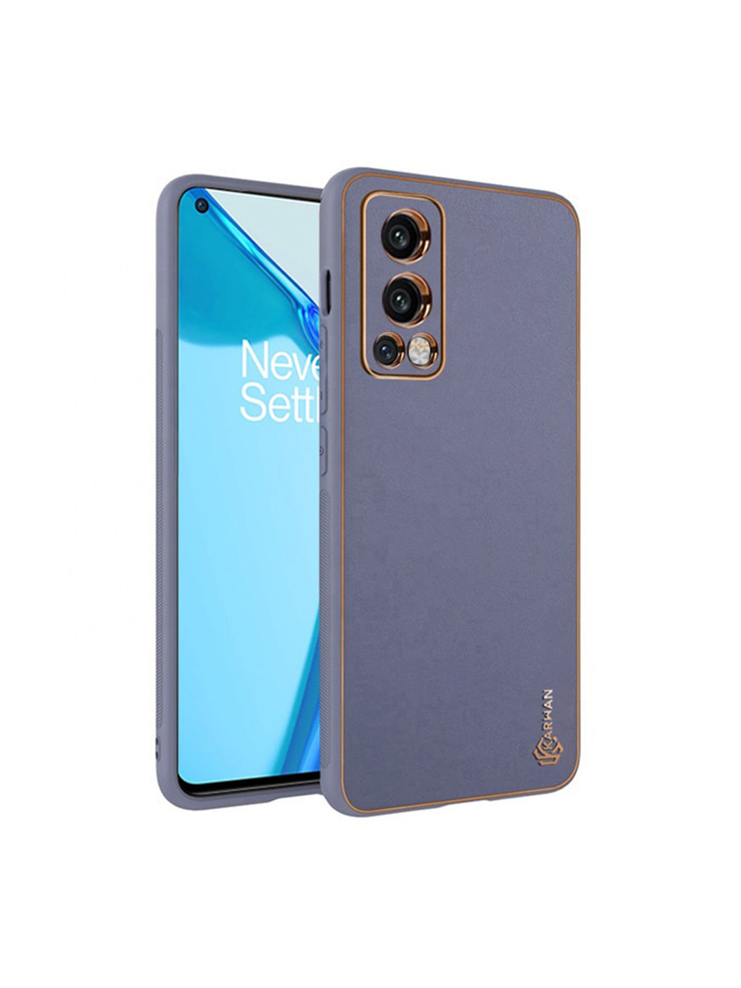 

Karwan Purple Leather OnePlus Nord 2 Back Case
