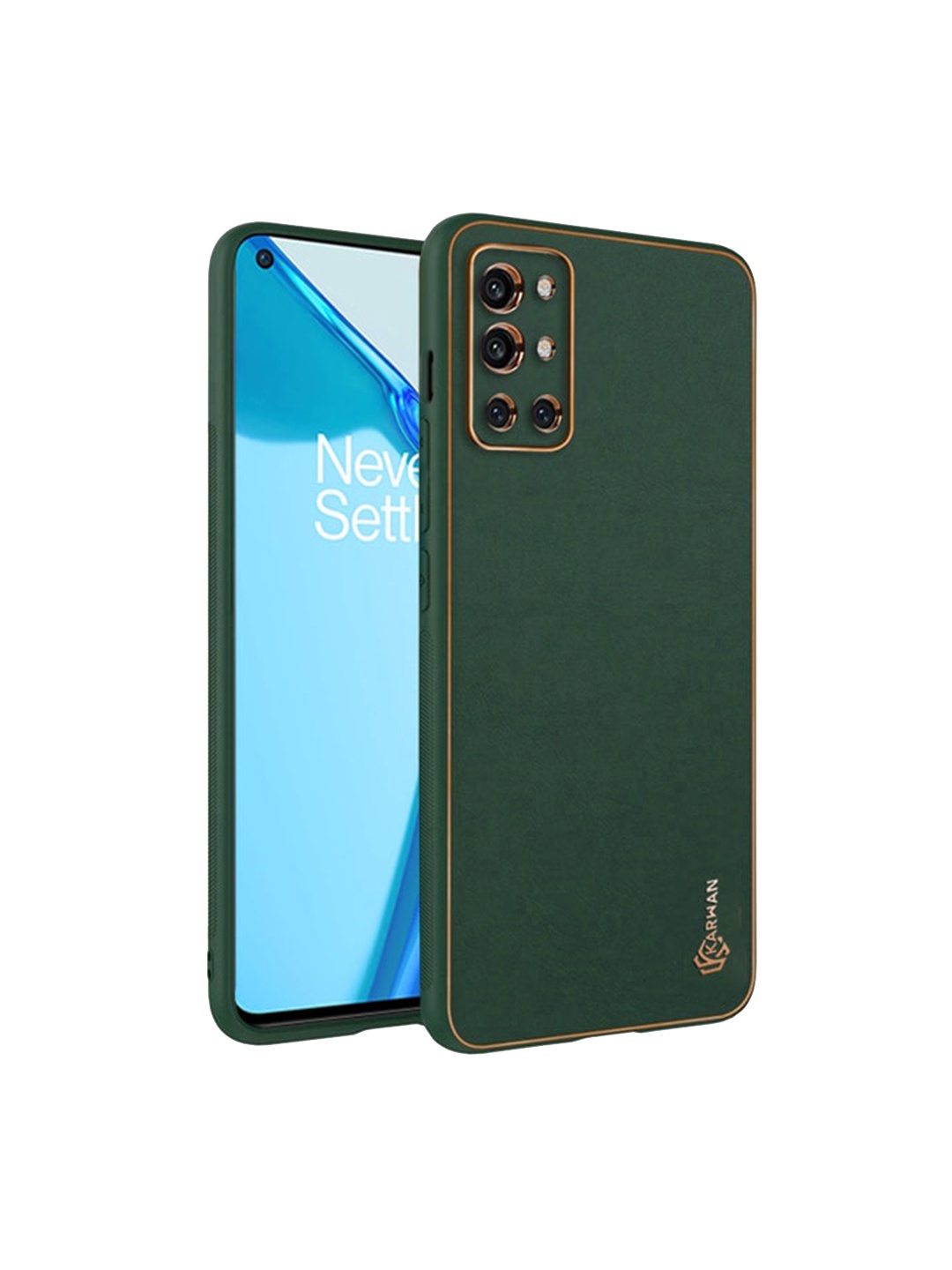 

Karwan Green Leather OnePlus 8T Back Case