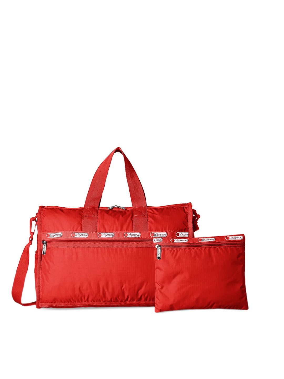 

LeSportsac Red PU Structured Handheld Bag