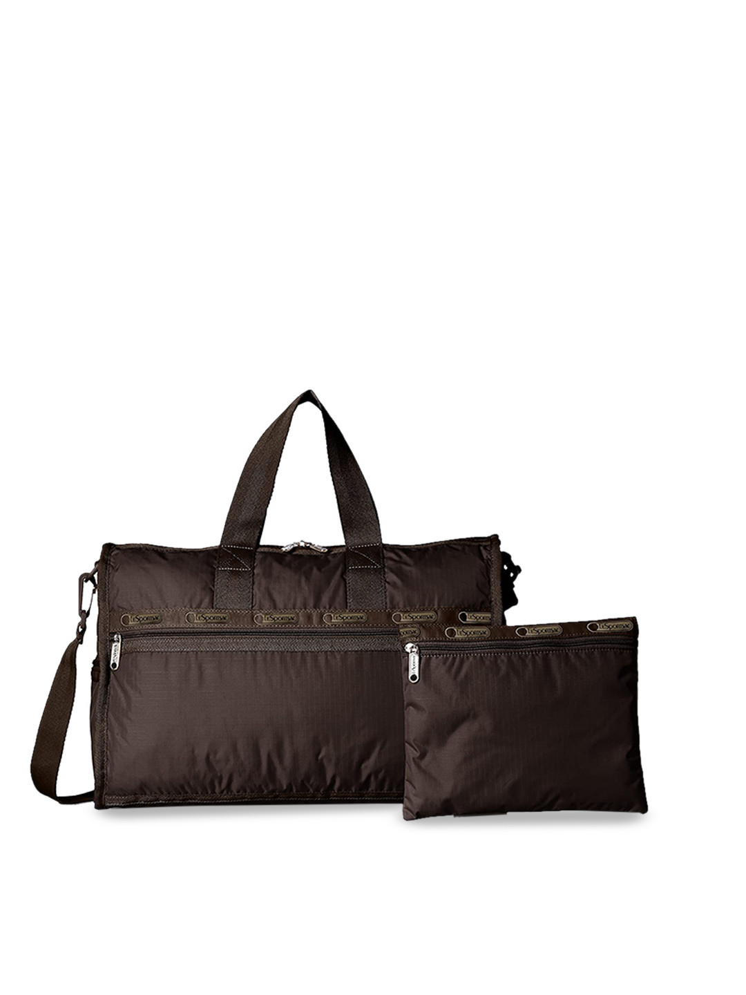 

LeSportsac Coffee Brown PU Shopper Shoulder Bag