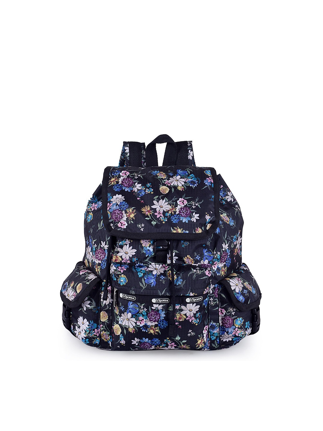 

LeSportsac Women Black & Blue Backpack