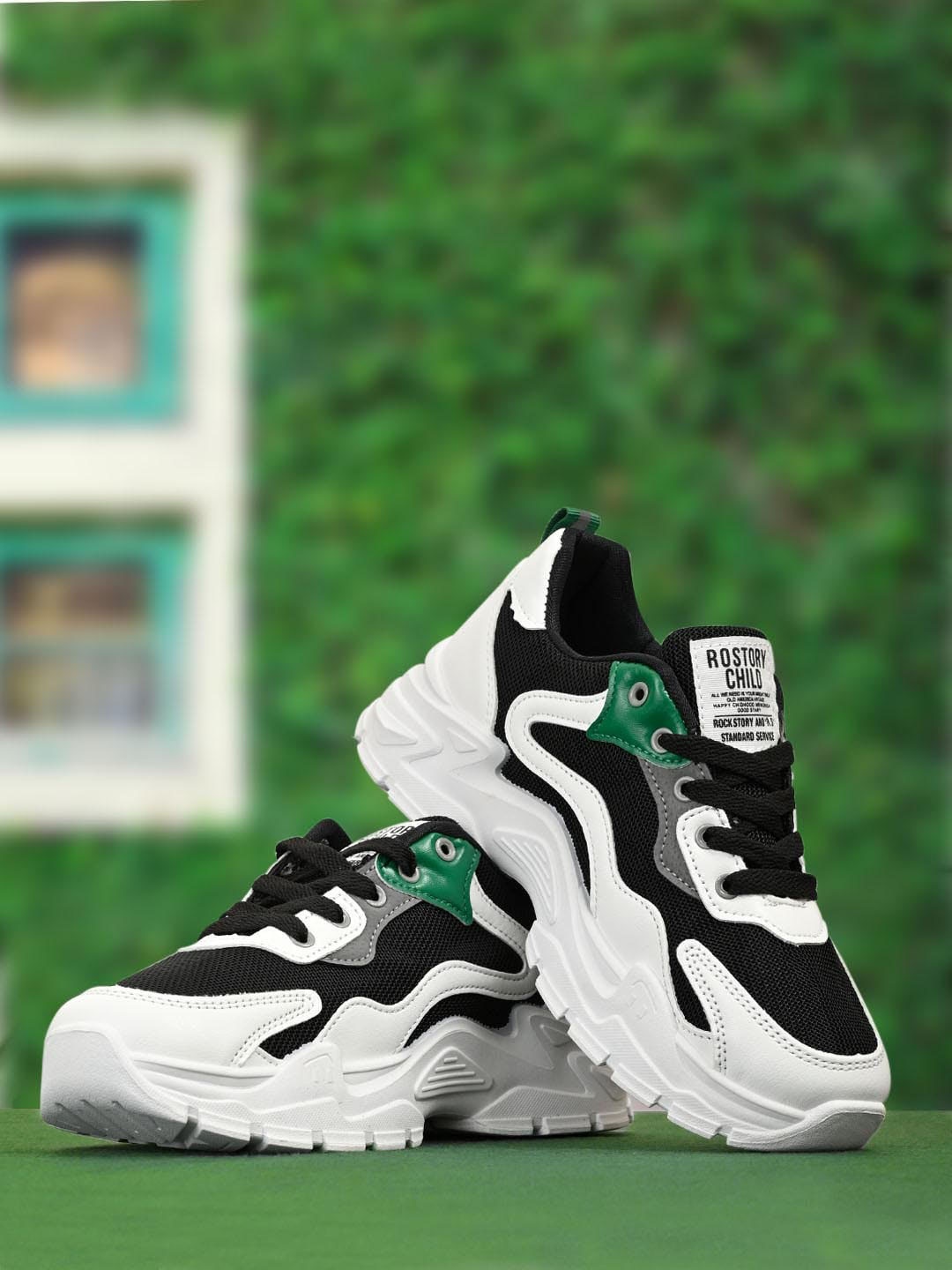 

Jove Women Black Colourblocked Sneakers