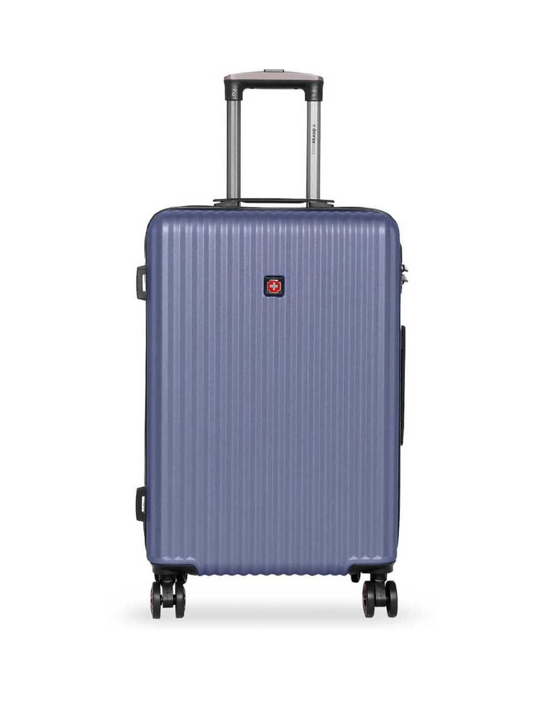 

SWISSBRAND Riga Blue Hard Sided 28 inch Large Trolley Bag