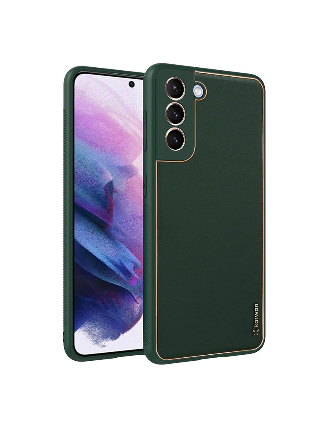 

Karwan Green Leather SAMSUNG Galaxy S22 Back Case