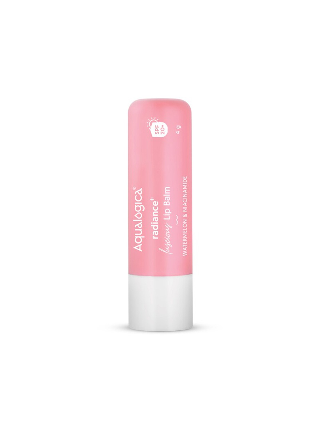 

Aqualogica Radiance+ Watermelon & Niacinamide SPF 20+ Luscious Lip Balm 4 g, Pink