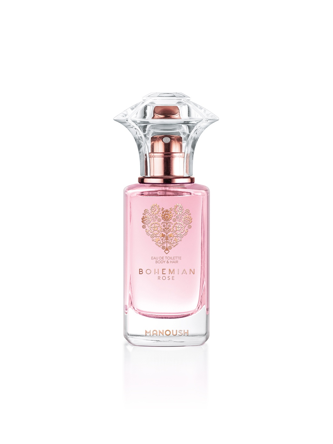 

MANOUSH Bohemian Rose Body & Hair EDT 30ml, Transparent