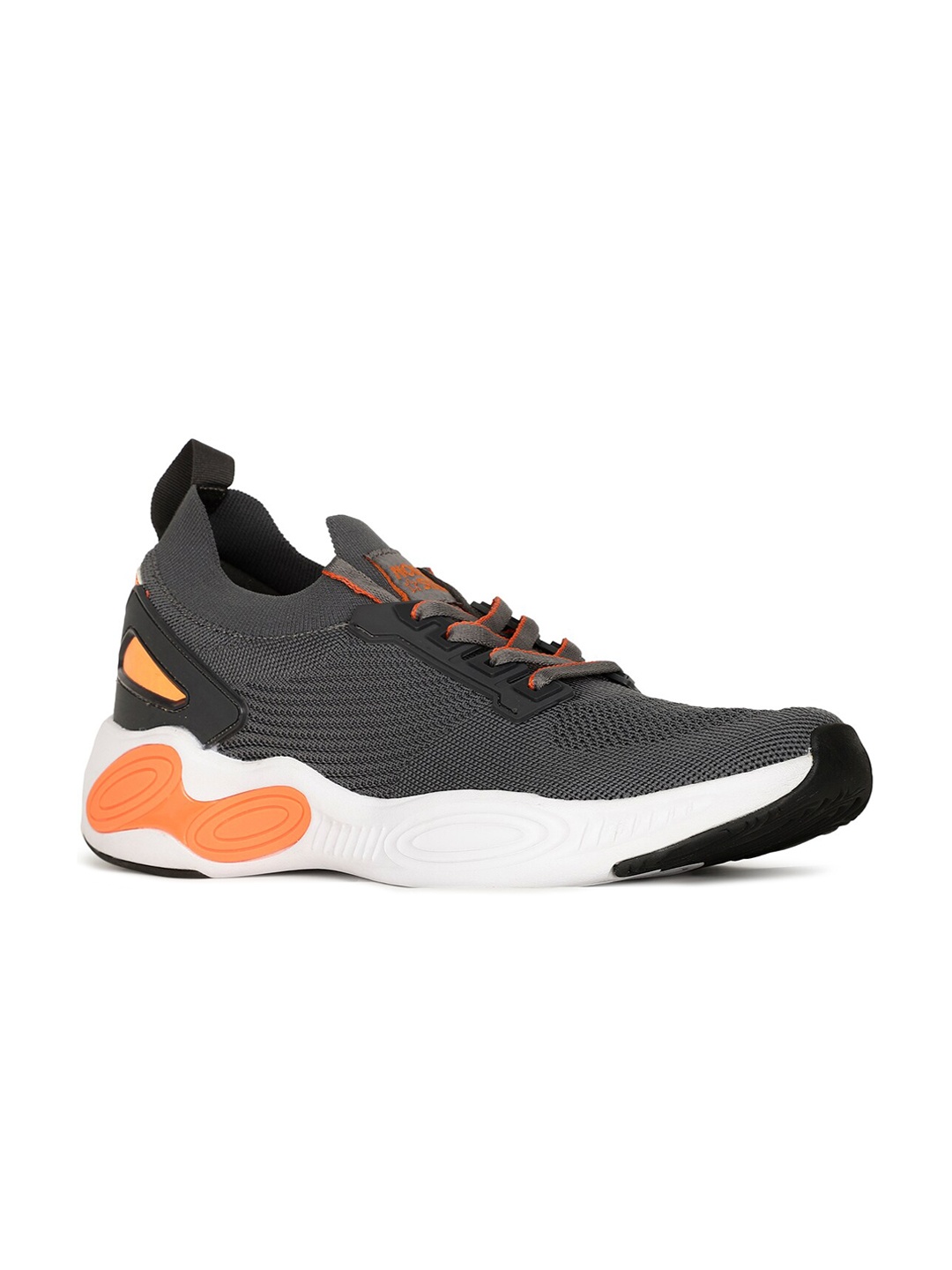 

North Star Men Grey Woven Design Sneakers