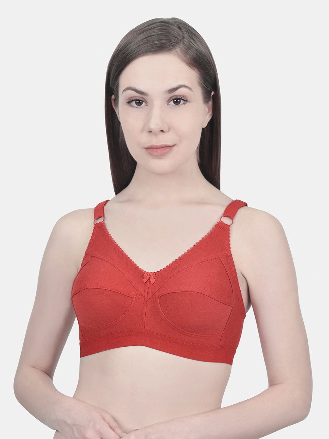 

Innocence Red Non Padded Non wired Bra