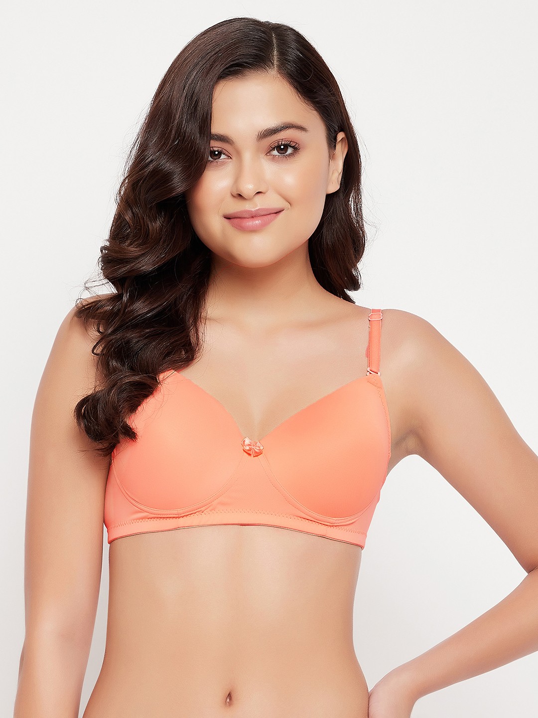 

Clovia Orange Bra Lightly Padded