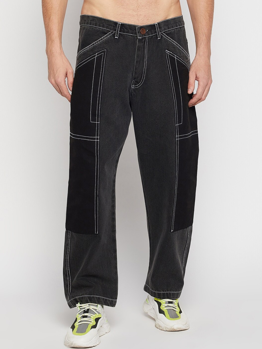 

FUGAZEE Men Relaxed Fit Jeans, Black