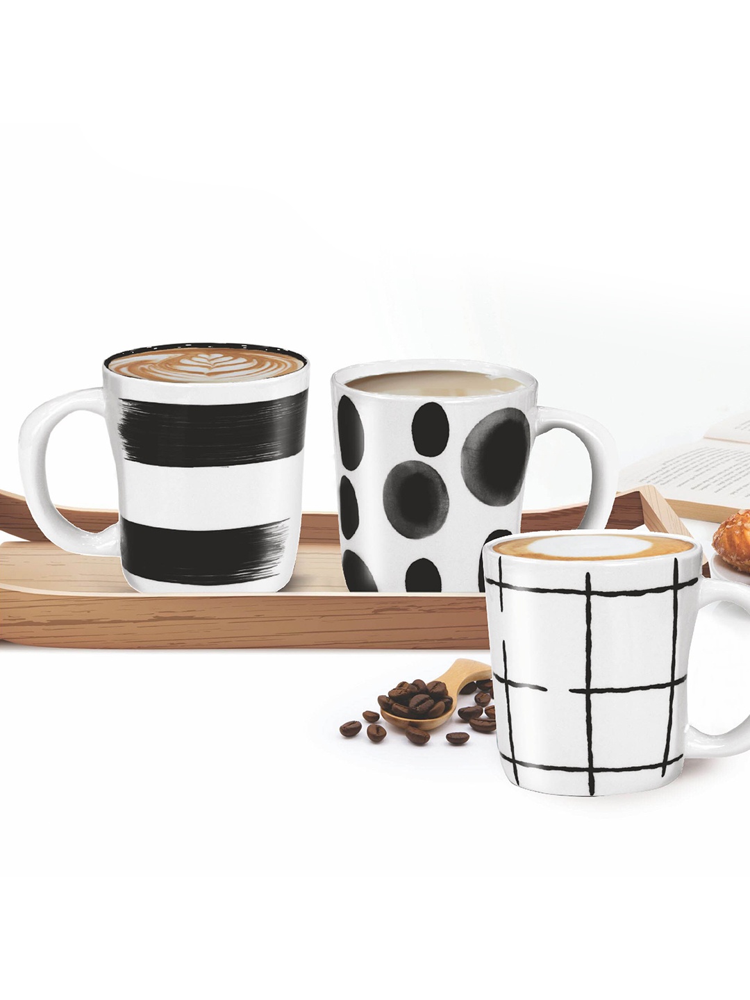 

Treo Finesse Hand Painted Marc FMM 2 Ceramic Mug 350 ml, Beige
