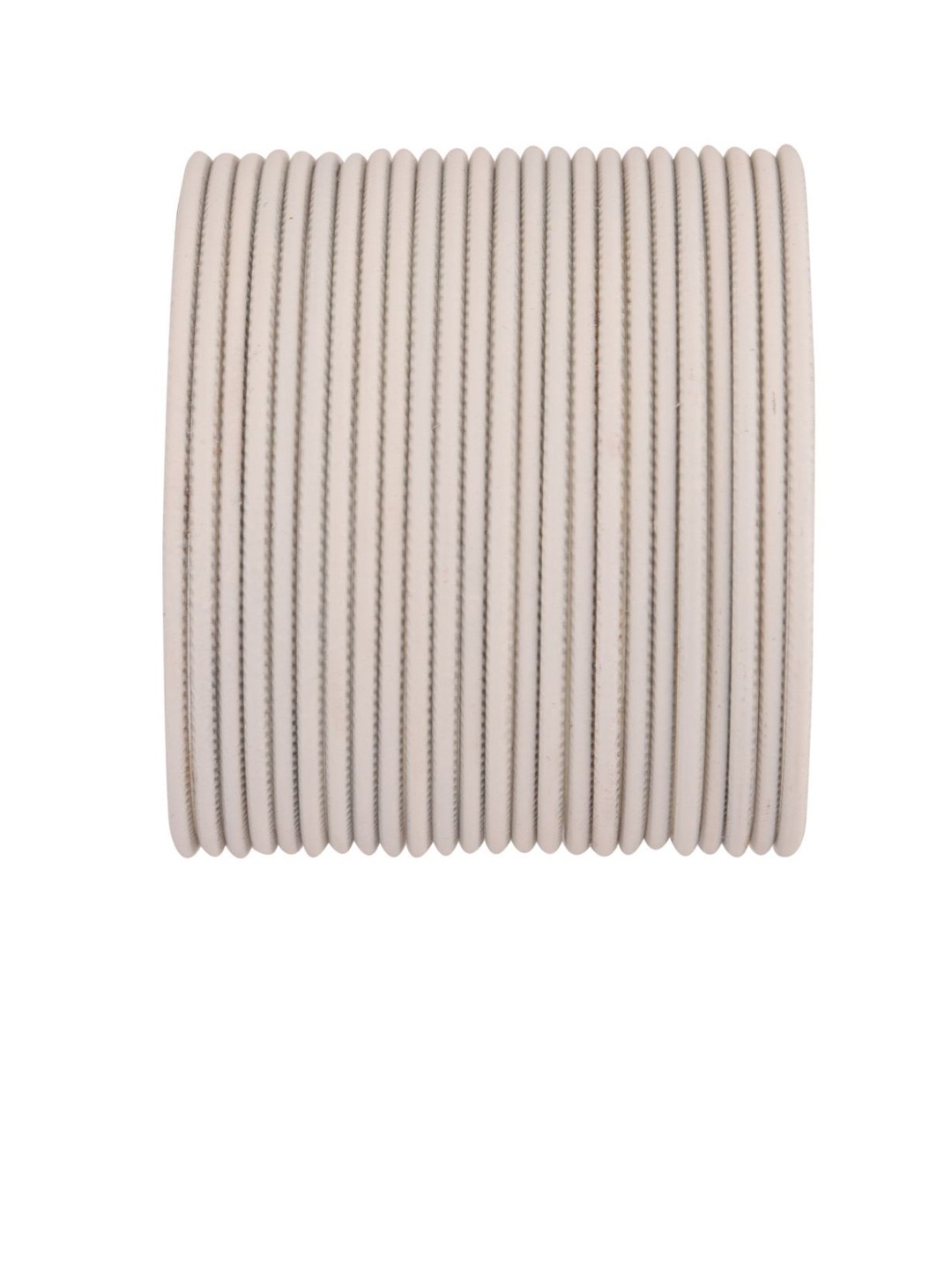 

Efulgenz Set Of 24 White-Colored Solid Bangles