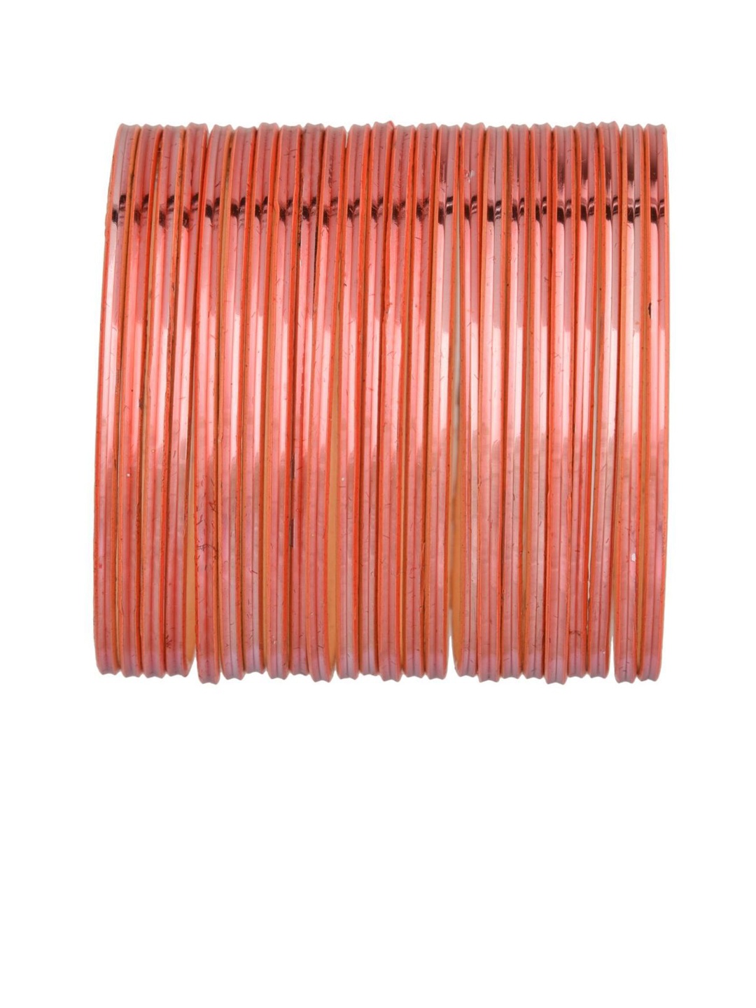 

Efulgenz Set Of 24 Orange-Color Classic Fashion Bangles