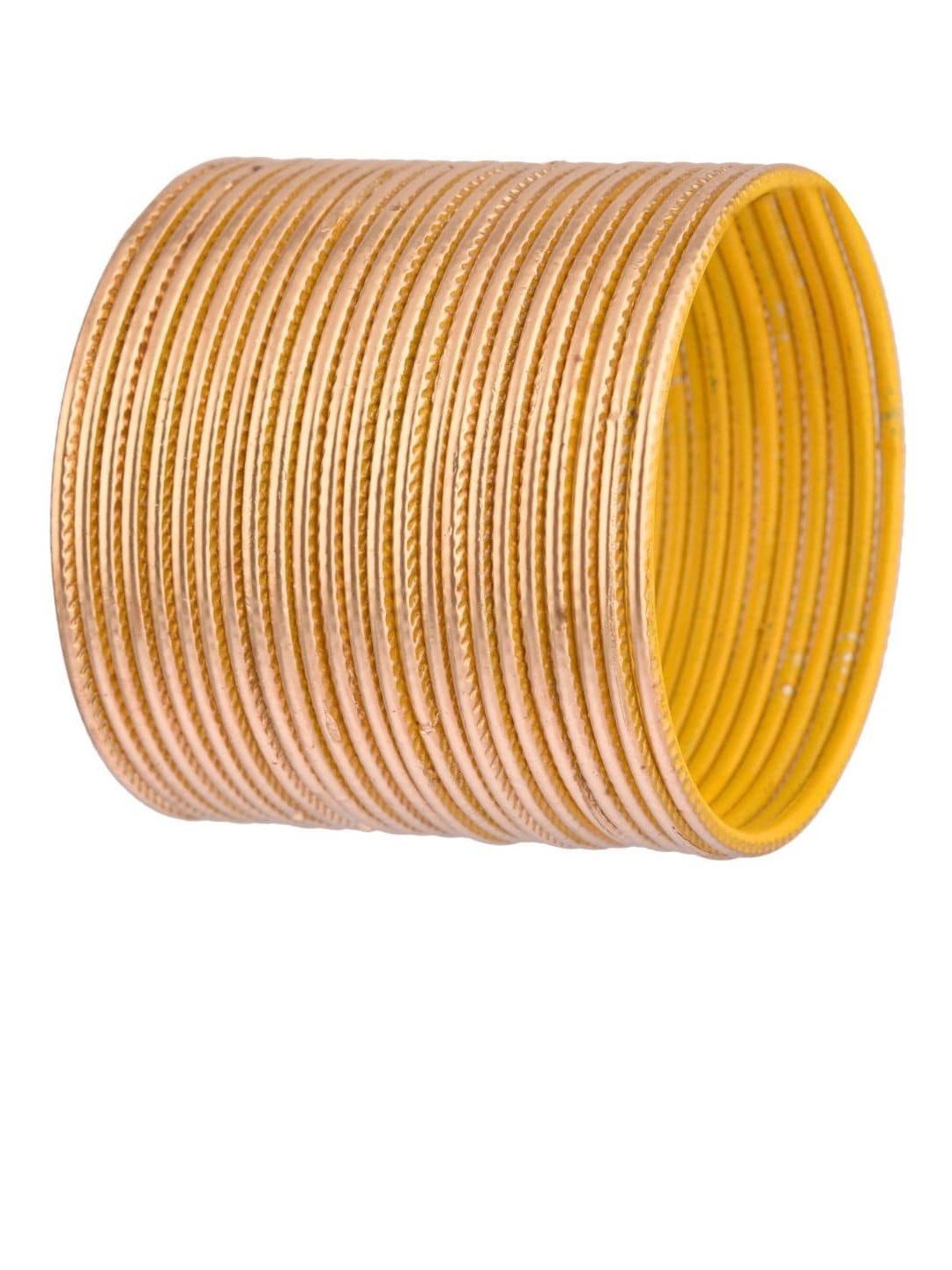 

Efulgenz Set Of 24 Gold-Toned Metal Bangles