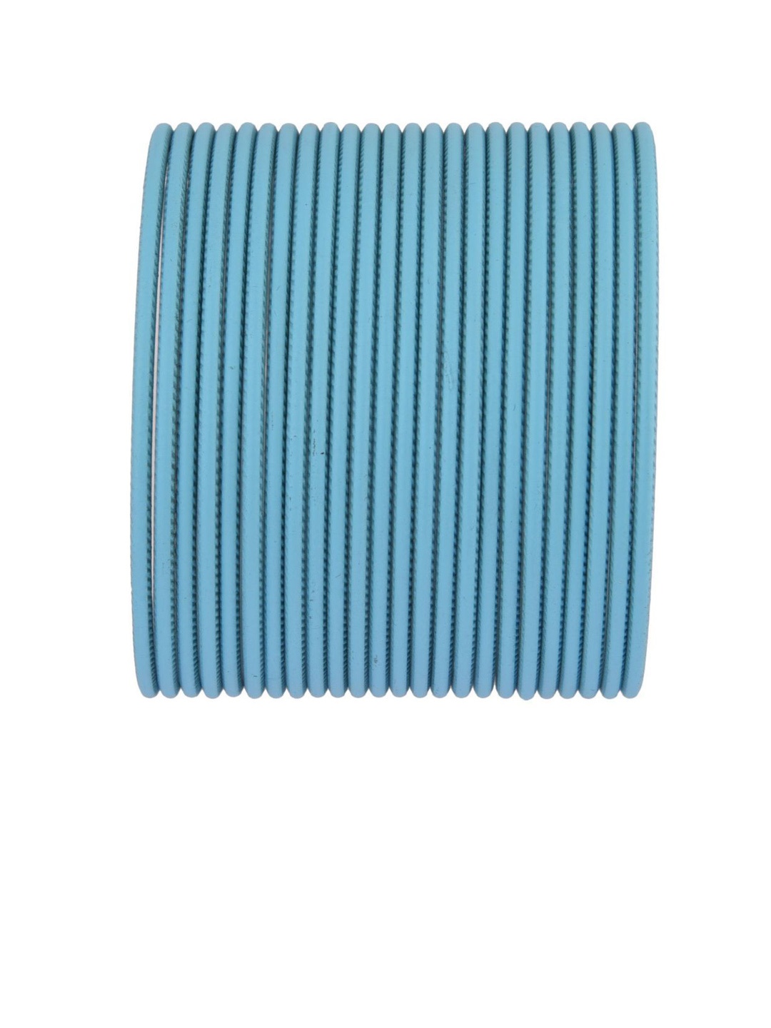 

Efulgenz Set Of 24 Blue Matte Bangles
