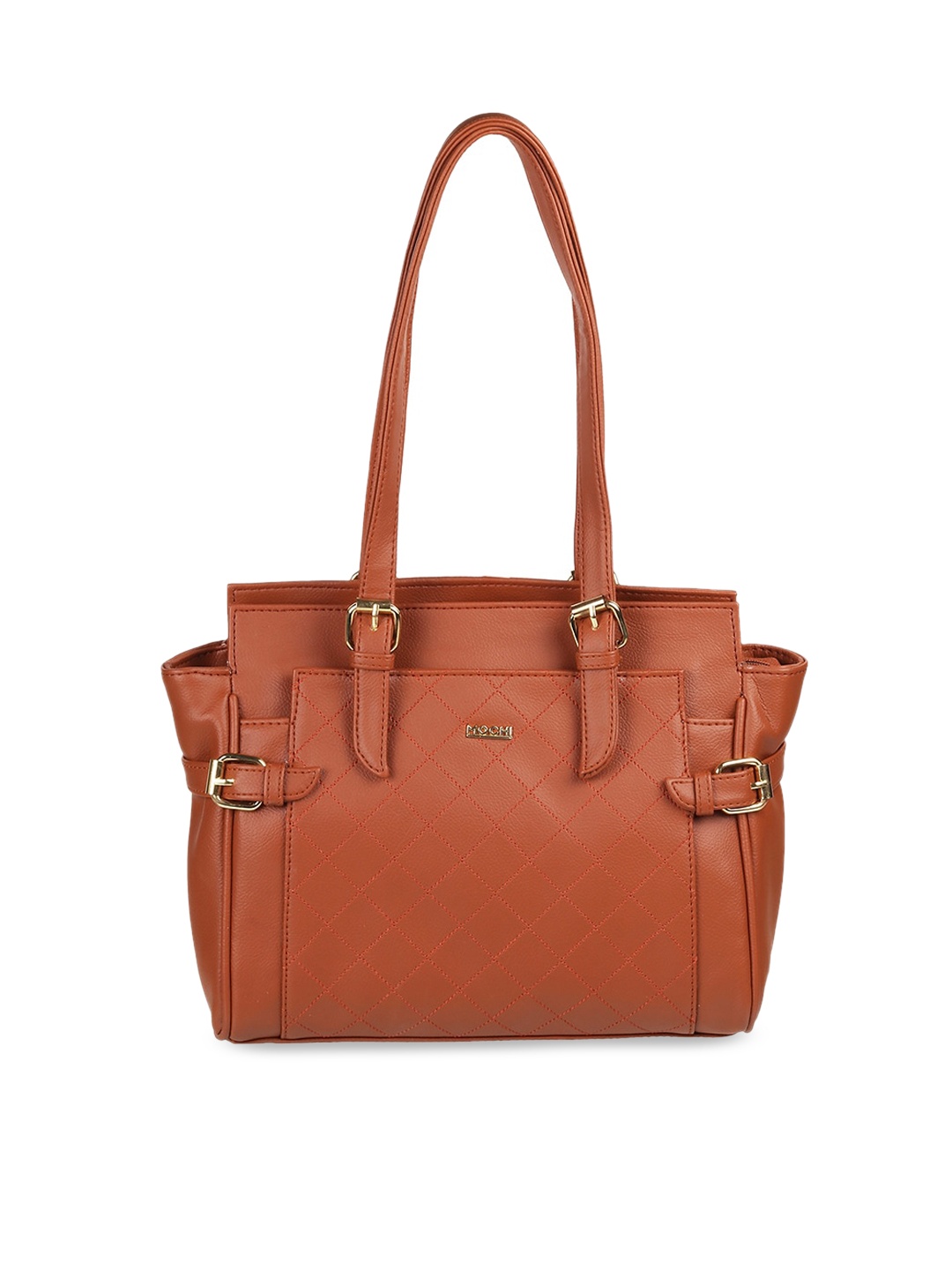 

Mochi Tan Structured Shoulder Bag