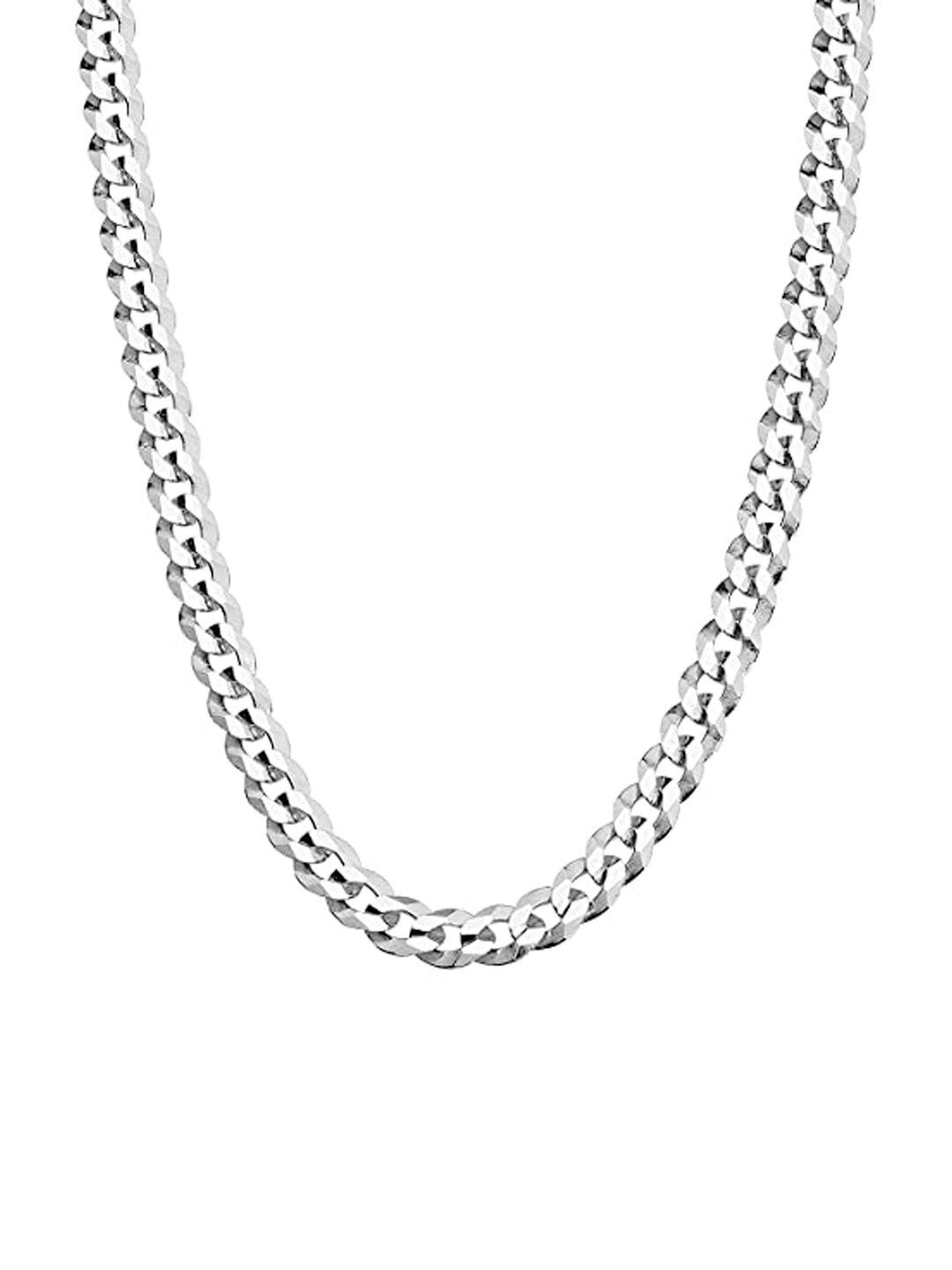 

Young & Forever Men Silver-Toned Silver Silver-Plated Chain