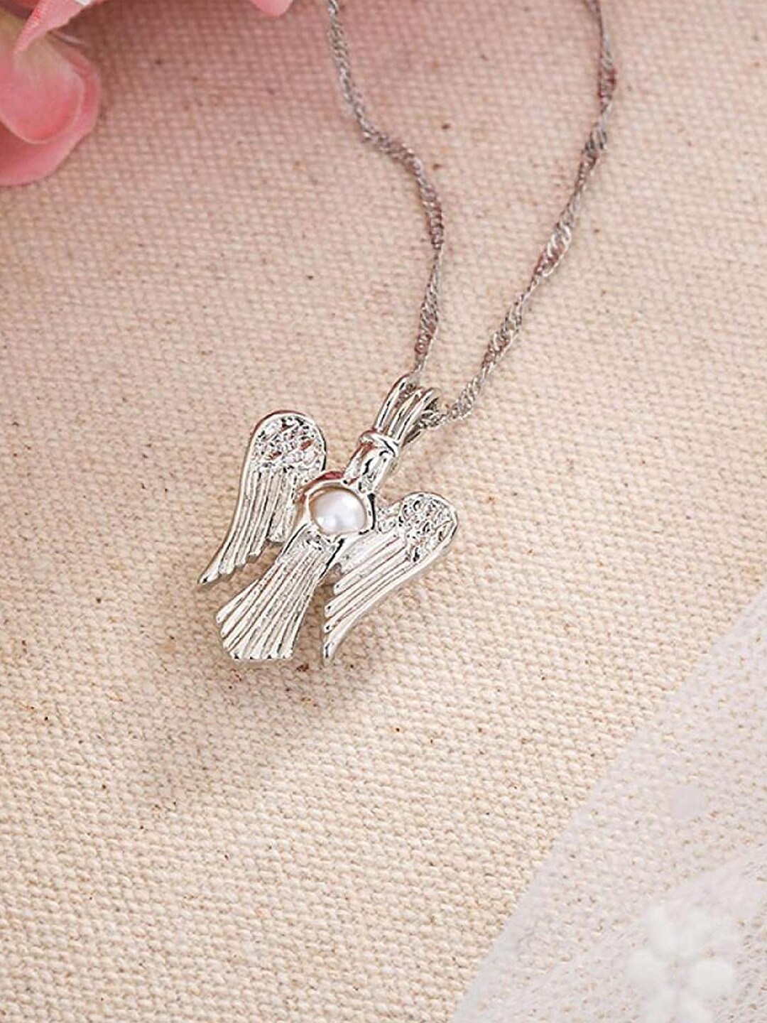 

Young & Forever Women Silver-Toned & Blue Necklace