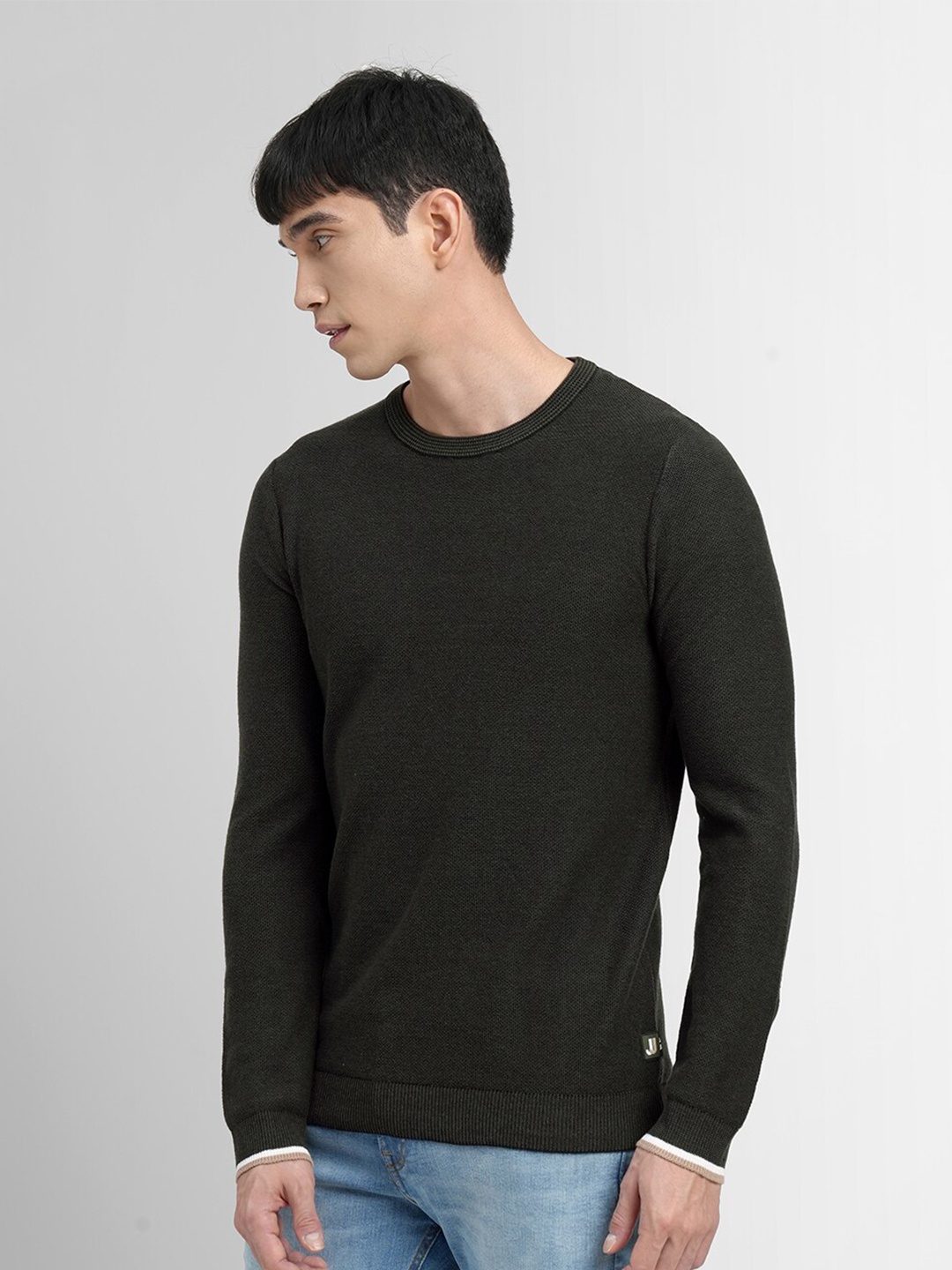 

Jack & Jones Men Green Pullover